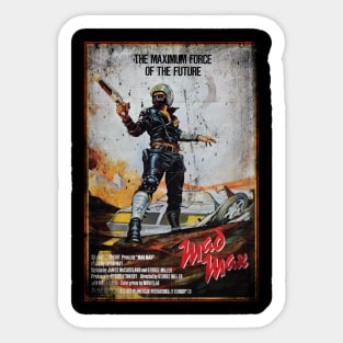 Mad Max movie poster Sticker